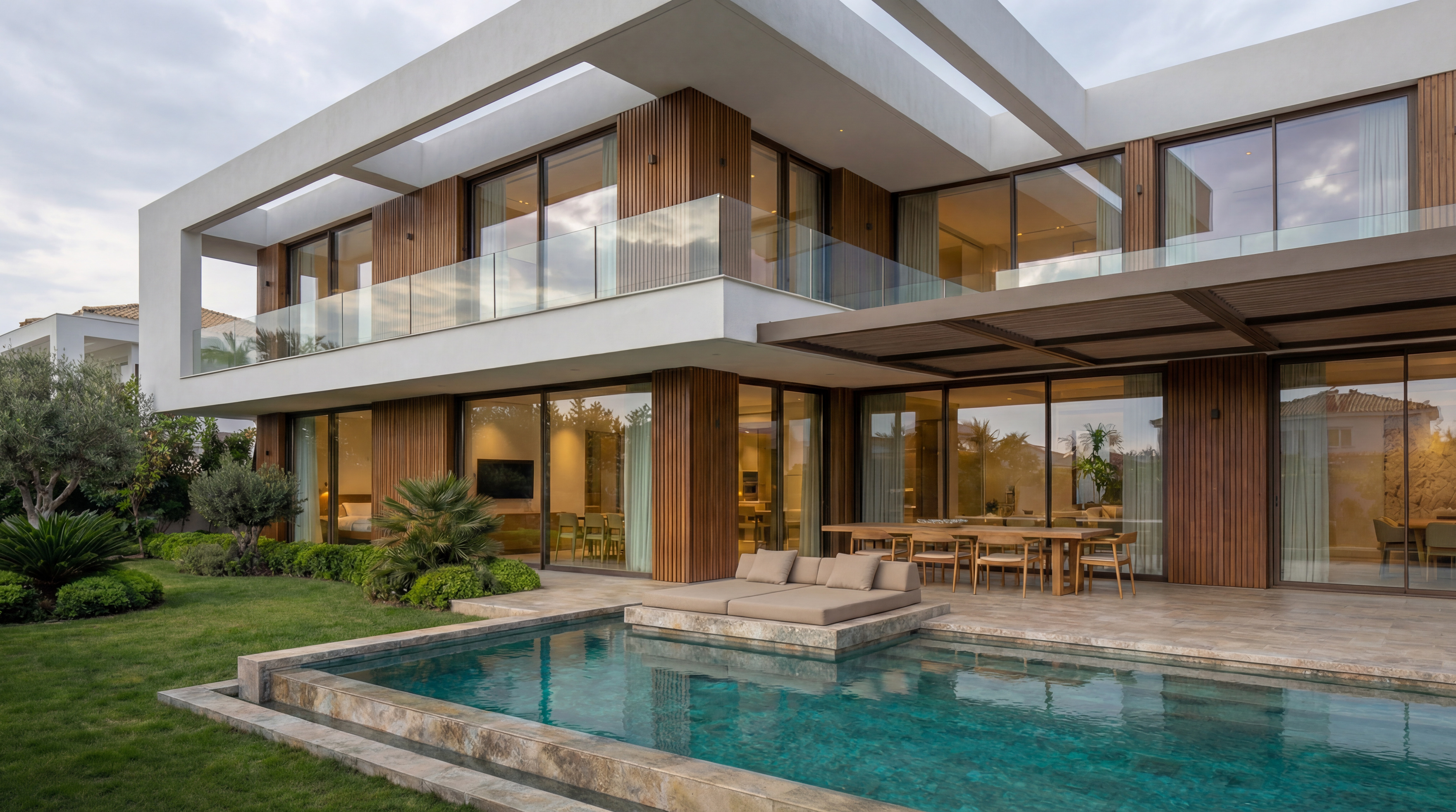 Aura Aegean Villa — Backyard Angular